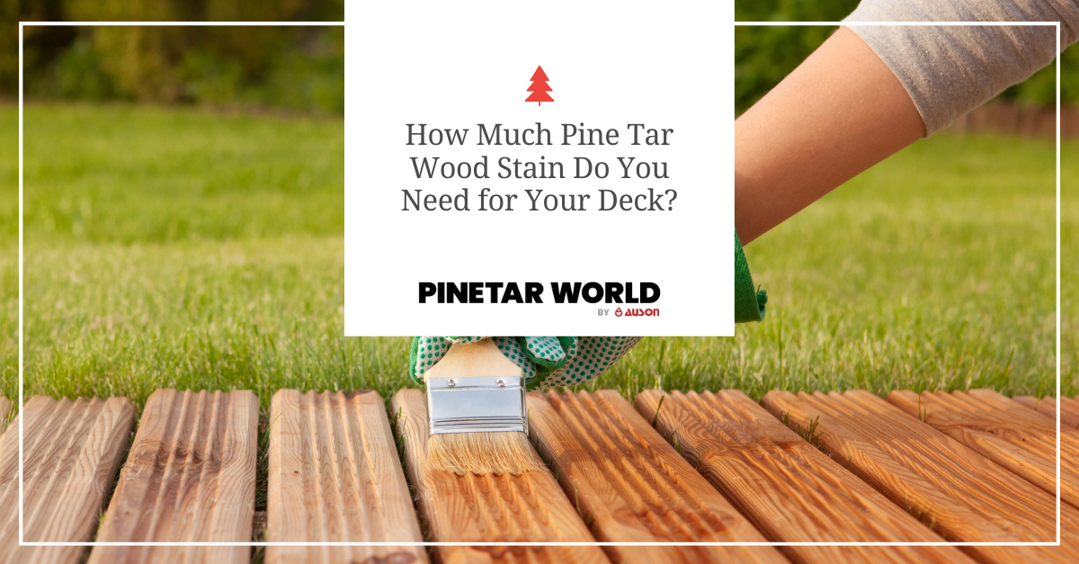 Pine Tar Wood Stain 
